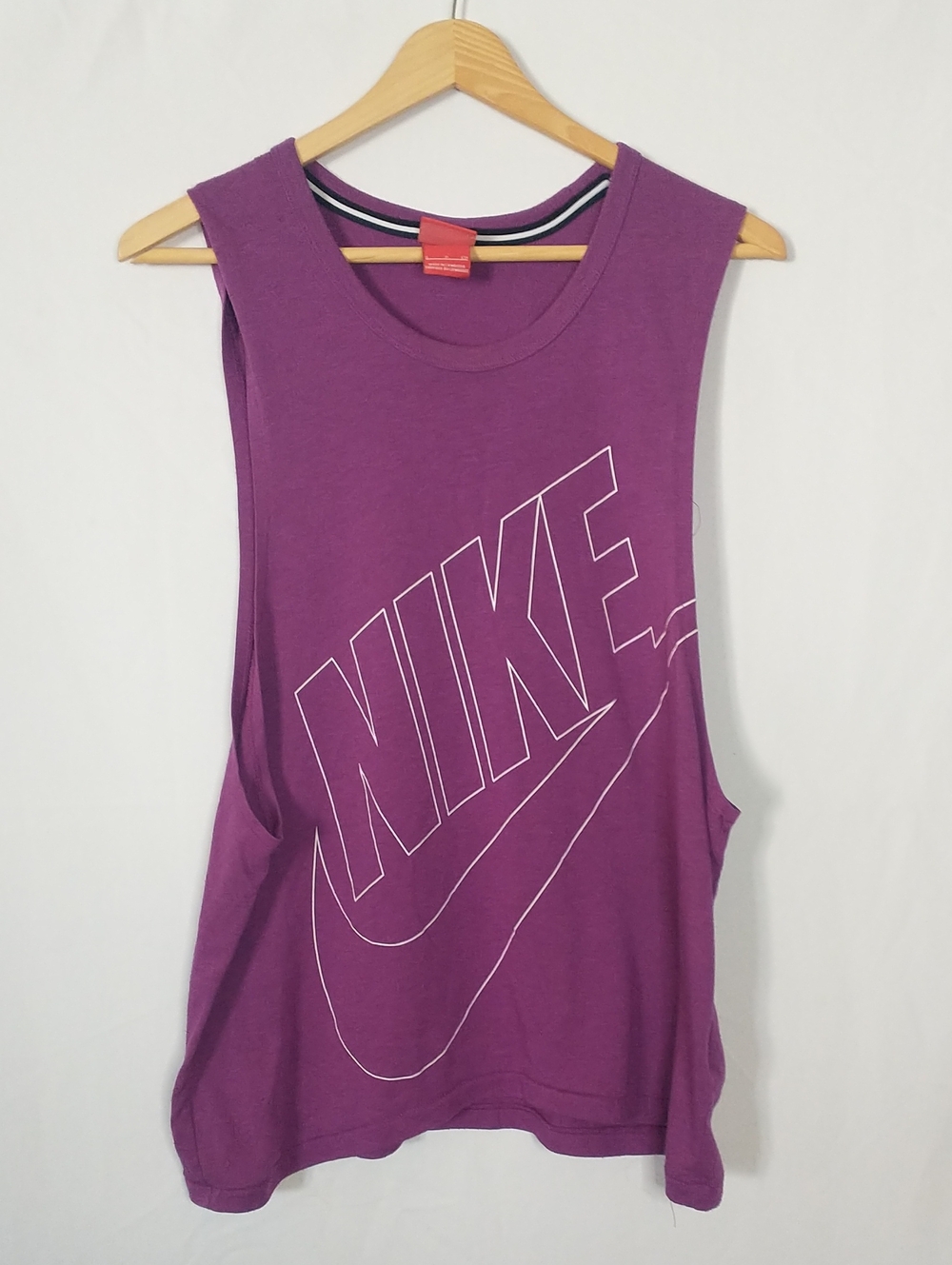 Nike Purple Women's Muscle Tank with Large Logo